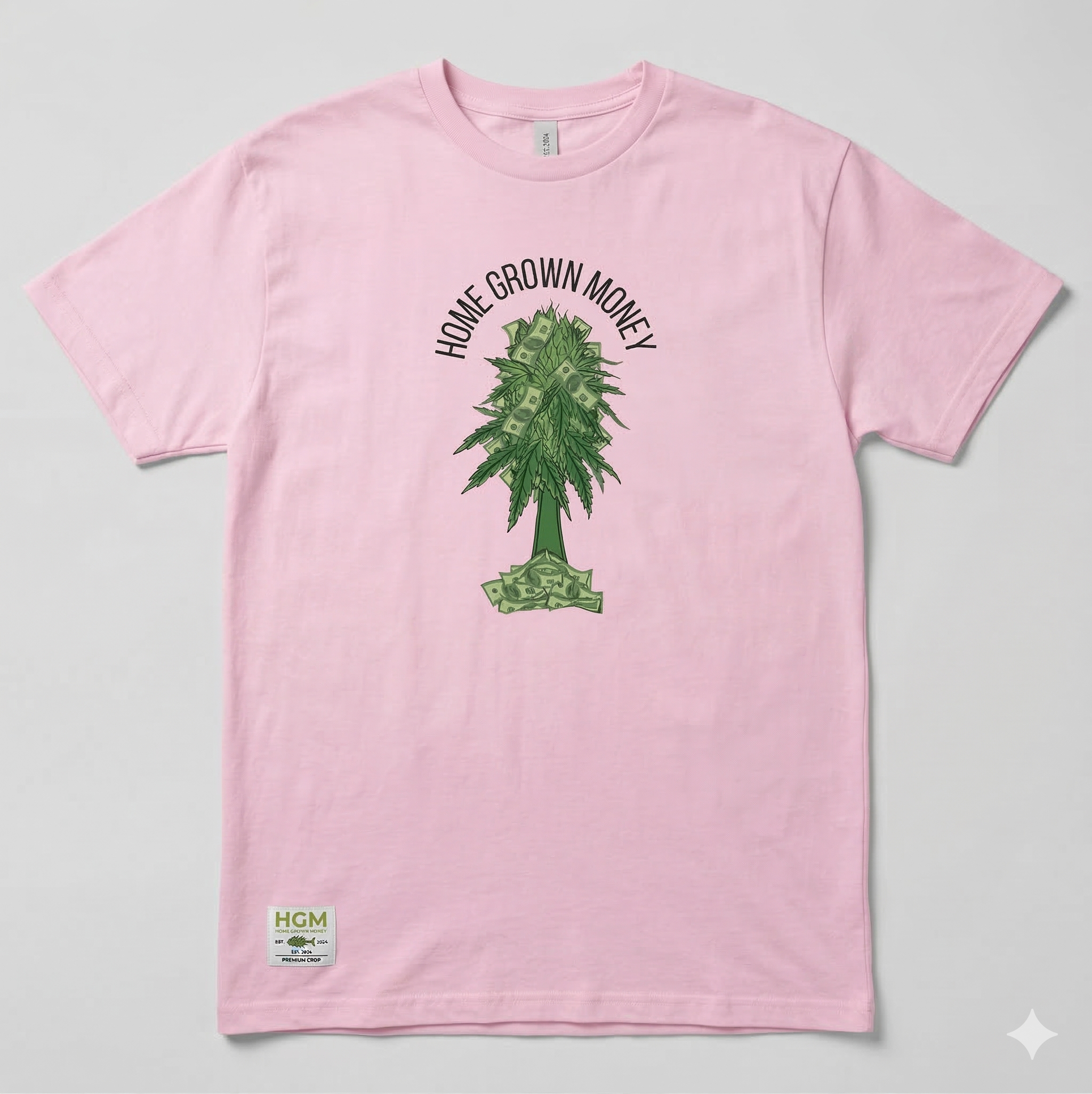 HGM Money Tree Tee - Pink Alternate